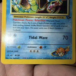 Pokemon TCG Misty's Gyarados Holo Rare Gym Challenge 13/132 Unlimited Edition NM - Image 3