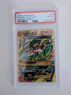2015 POKEMON XY M RAYQUAZA EX Ancient Origins PSA 4 Possible Regrade 5 - 6 U - Image 1