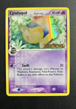 Pokemon TCG Cyndaquil Delta Species 45/101 EX Dragon Frontiers Reverse Holo 40HP - Image 1