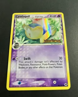 Pokemon TCG Cyndaquil Delta Species 45/101 EX Dragon Frontiers Reverse Holo 40HP - Image 2