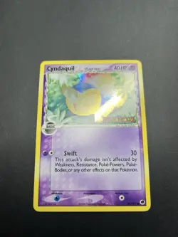 Pokemon TCG Cyndaquil Delta Species 45/101 EX Dragon Frontiers Reverse Holo 40HP - Image 4