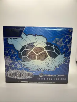 NEW TCG Pokemon Center Stellar Crown Elite Trainer Box - PC ETB Scarlet & Violet - Image 1