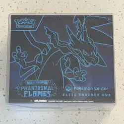 Phantasmal Flames Pokemon Center Exclusive ETB - New/Sealed w/ plastic protector - Image 1