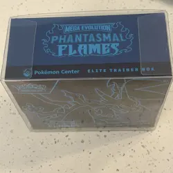 Phantasmal Flames Pokemon Center Exclusive ETB - New/Sealed w/ plastic protector - Image 2