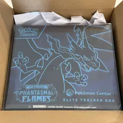 Phantasmal Flames Pokemon Center Exclusive ETB - New/Sealed w/ plastic protector - Image 3
