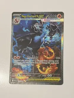 Mega Charizard X EX SIR 125/094 Phantasmal Flames English Pokemon TCG Pack Fresh - Image 1