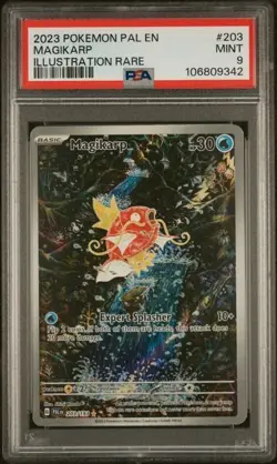 Pokemon Magikarp PAL Illustration Rare #203/193 NM-MT PSA 9 - Image 1