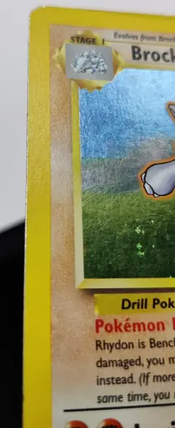 Pokemon Vintage EN Brock's Rhydon Gym Heroes Holo Rare #002/132 MP-HP (see descr - Image 4