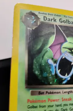 Pokemon Vintage EN Dark Golbat Team Rocket Set Holo Rare #007/082 LP (see Descri - Image 3