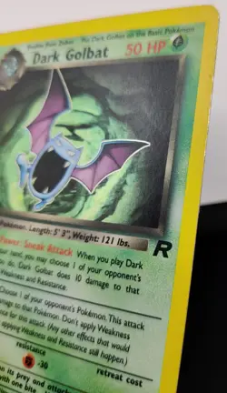Pokemon Vintage EN Dark Golbat Team Rocket Set Holo Rare #007/082 LP (see Descri - Image 4