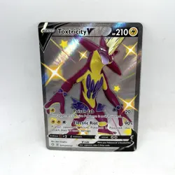 Toxtricity V Ultra Rare SV112/SV122 Shining Fates Shiny Vault Pokemon TCG - Image 1