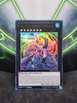 Yugioh Odd-Eyes Absolute Dragon SDMP-EN042 Ultra Rare 1st Edition LP - Image 1