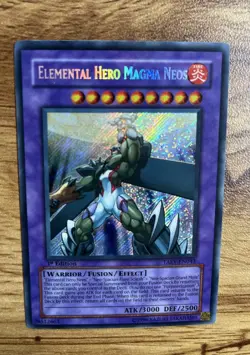 Yu-Gi-Oh! TCG Elemental Hero Magma Neos TAEV-EN043 Secret Rare 1st Edition - Image 3