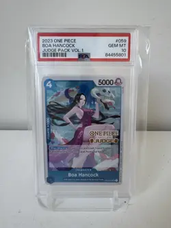PSA 10 2023 One Piece TCG Boa Hancock OP02-059 Judge Pack Vol.1 - Image 2