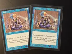 MTG - Meditate - Tempest - Multiple Available - NM (Magic: The Gathering) - Image 1