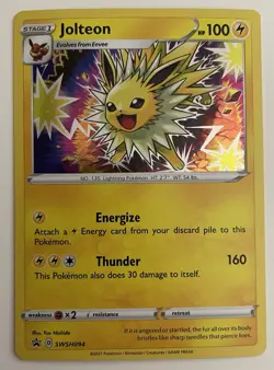 Jolteon SWSH094 Pokemon TCG Sword & Shield Black Star Promo MP - Image 1