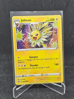 Pokemon Card Jolteon SWSH094 Black Star Promo - Image 1