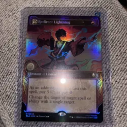 Redirect Lightning (Showcase) Avatar: The Last Airbender Foil MTG #343 - Image 1