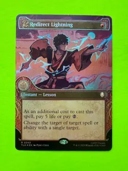 MTG Avatar - The Last Airbender - Redirect Lightning - Showcase - Foil 0343 - Image 1