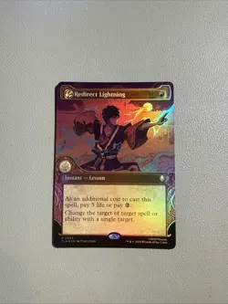 Redirect Lightning [Showcase Foil] #343 Magic Avatar: The Last Airbender MTG - Image 1