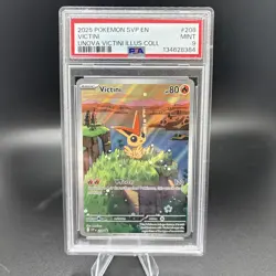Pokemon Victini 208 Scarlet & Violet Promo Cards Holo PSA 9 MINT - Image 2
