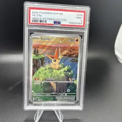 Pokemon Victini 208 Scarlet & Violet Promo Cards Holo PSA 9 MINT - Image 3