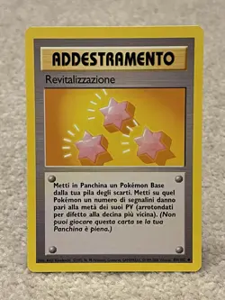 Revive Trainer Base Set WOTC Pokemon Card 89/102 Italian Variation Mint - Image 1