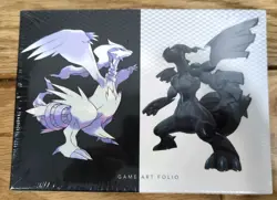 New Sealed Black White Pokemon Game Art Folio Collectible Cards - Image 1