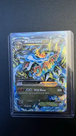 Pokemon M Charizard EX Ultra Rare Holo Full Art Flashfire 69/106 Mega Card - Image 1