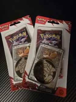 2 Pokemon Eevee #200 Promo Card Destined Rivals Single Pack Blister - Image 1