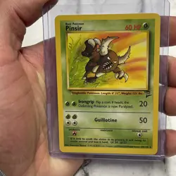 PINSIR 29/130 - NON HOLO Rare - VINTAGE WOTC Pokemon Card - BASE SET 2 - NM/MT - Image 1