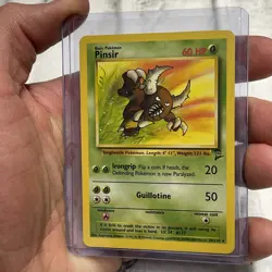 PINSIR 29/130 - NON HOLO Rare - VINTAGE WOTC Pokemon Card - BASE SET 2 - NM/MT - Image 2