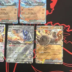 Pokemon 5 Card Lot - EX Ultra Rares And Stamped Promos NM - Image 4