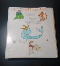 Vintage Pokemon Cards/Binder 90s/00s Lot Of 350+ - Image 1