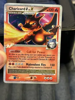 Pokemon TCG 2009 Charizard G LV.X Holo Card 143/147 Supreme Victors NM - Image 3