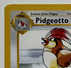 Pidgeotto 22/102 Base Set Shadowless Rare Pokemon TCG Card - Image 3