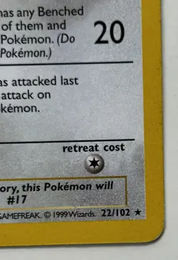 Pidgeotto 22/102 Base Set Shadowless Rare Pokemon TCG Card - Image 5