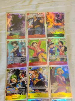 Lot of (15) One Piece TCG Super Rare (SR) Holo Foil Cards - Image 2