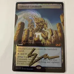 MTG: Shadow Signed By Artist - Celestial Colonnade - Foil - Box Topper, NM Foil - Image 1