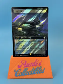 MTG Fetid Pools (Extended Art) Surge Foil Universes Beyond: Fallout NM - Image 1