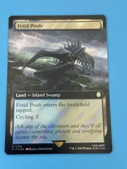 MTG Fetid Pools (Extended Art) Surge Foil Universes Beyond: Fallout NM - Image 2