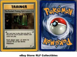 2000 Pokemon, Gym Heroes, #104/132 The Rocket's Training Gym, Rare - Image 1