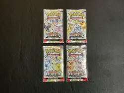 Pokemon TCG: Prismatic Evolutions Art Set Lot of 4 Sealed Booster Packs NM/Mint - Image 1