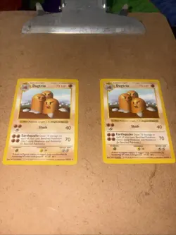 Pokemon TCG Dugtrio Base Set 19/102 Regular Shadowless Rare Card - Image 1