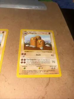 Pokemon TCG Dugtrio Base Set 19/102 Regular Shadowless Rare Card - Image 3