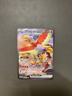Pokemon TCG, Ethan’s Ho-Oh EX, Destined Rival, SIR, Near Mint, 230/182 - Image 1