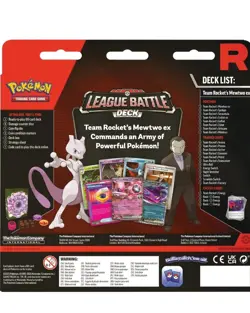 Pokemon TCG Team Rocket's Mewtwo ex League Battle Deck Sealed New - Image 2