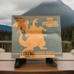 Pokemon Champion's Path Elite Trainer Box with Protector Case + FreeShip - Image 1