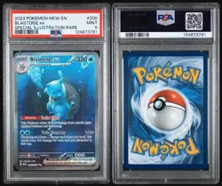 Pokemon TCG Scarlet & Violet 151 Blastoise ex #200/165 SIR Mint PSA 9 - Image 3