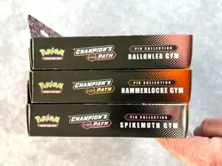 Pokemon Champions Path Pin Collection Lot of 3 - Spikemuth Hammerlocke Ballonlea - Image 3